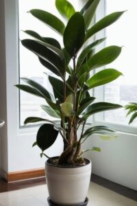 rubber plant indoor