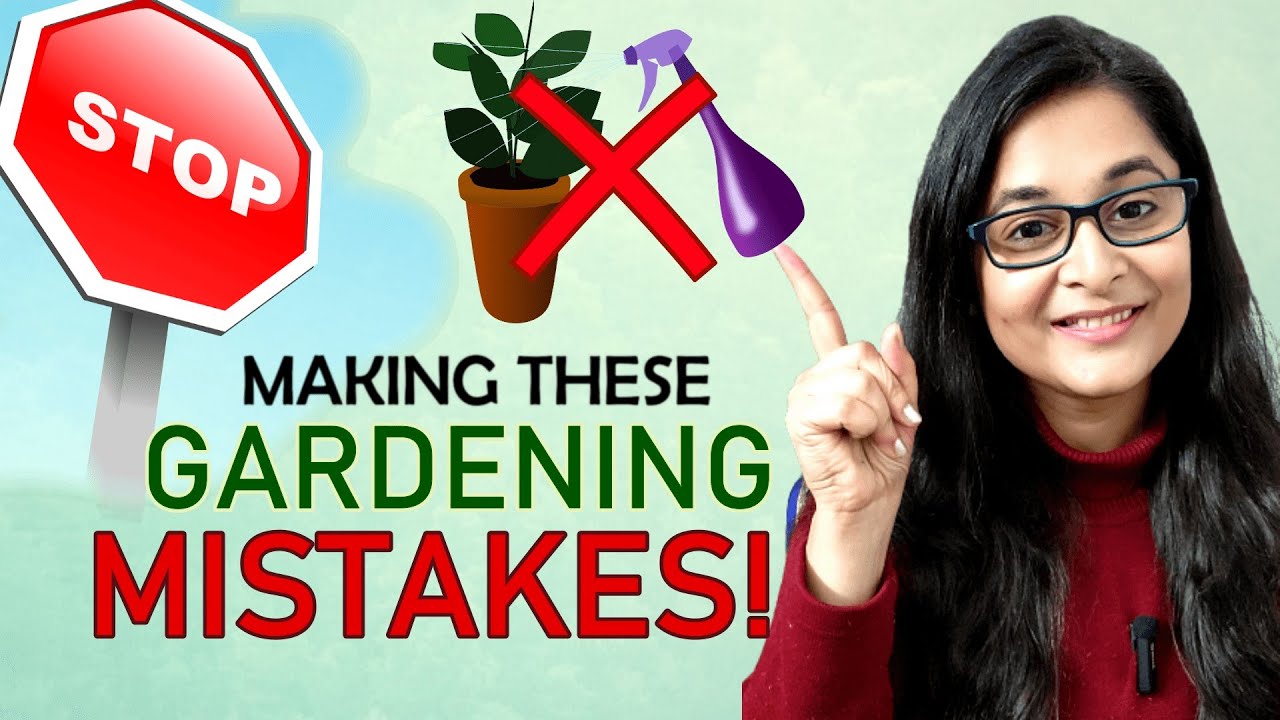 mistakes to avoid in gardening