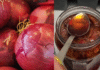 Onion peel fertilizer for plants